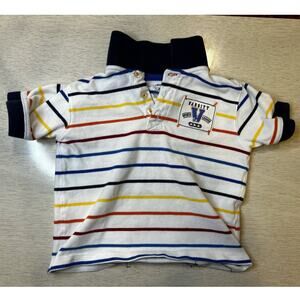 Toddler's Colorful 'Varsity' Striped Polo - 2T